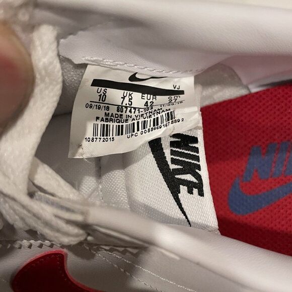 MINT CONDITION Nike Cortez Basic OG '72 Forrest Gump 2017 807471-103 10 - Picture 7 of 12